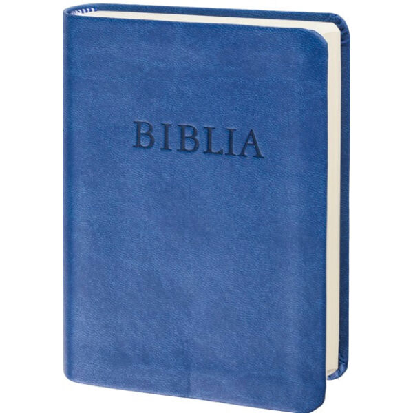 Biblia - revideált új fordítás, kék, puhatáblás, zsebméretű