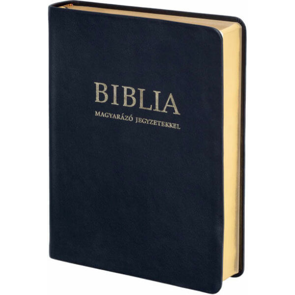 Biblia - revideált új fordítás, magyarázó jegyzetekkel, bőrkötés, aranymetszés