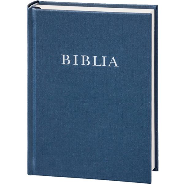 Biblia - revideált új fordítás (RÚF), sötétkék, vászonkötés, közepes