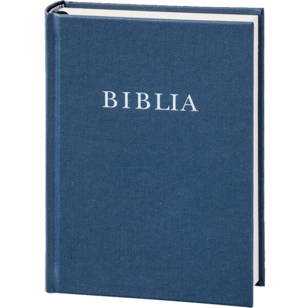 Biblia - revideált új fordítás (RÚF), sötétkék, vászonkötés, közepes
