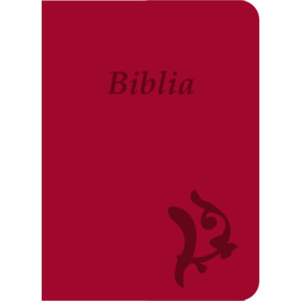 Biblia - új Károli, ciklámen, varrott, közepes