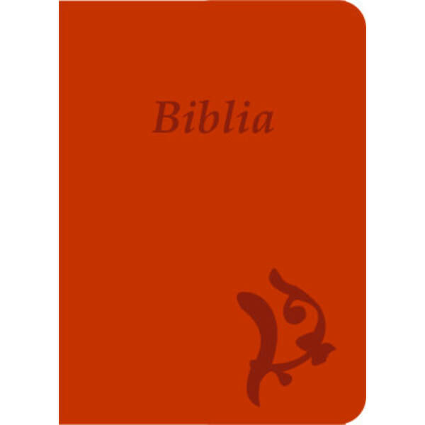Biblia - új Károli, narancs, varrott, közepes