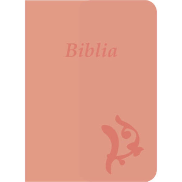 Biblia - új Károli, rózsaszín, varrott, nagy