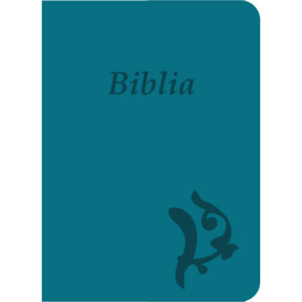 Biblia - új Károli, türkiz, varrott, közepes