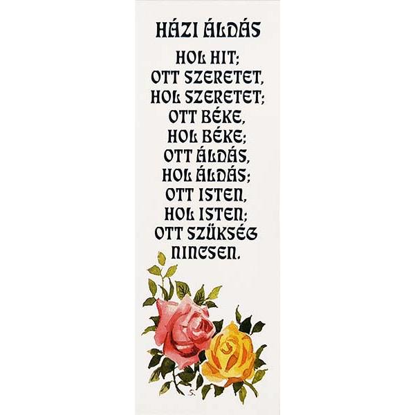 Igés könyvjelző - Házi áldás