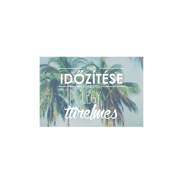 Igés kártya - Isten időzítése tökéletes