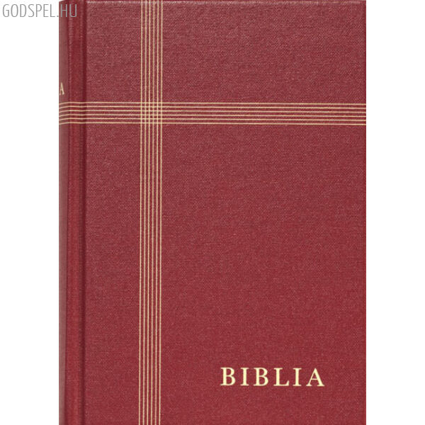 Biblia - revideált új fordítás, bordó, vászonkötés, közepes